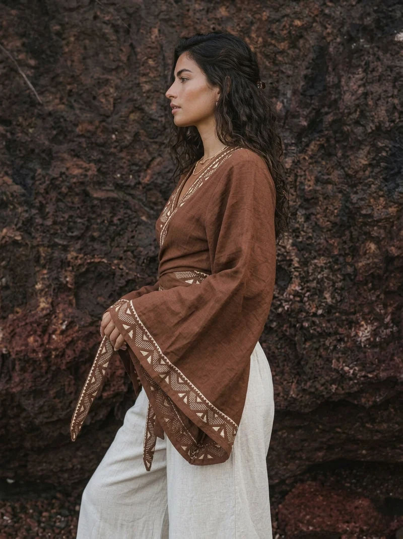 Iwakuni Wrap top